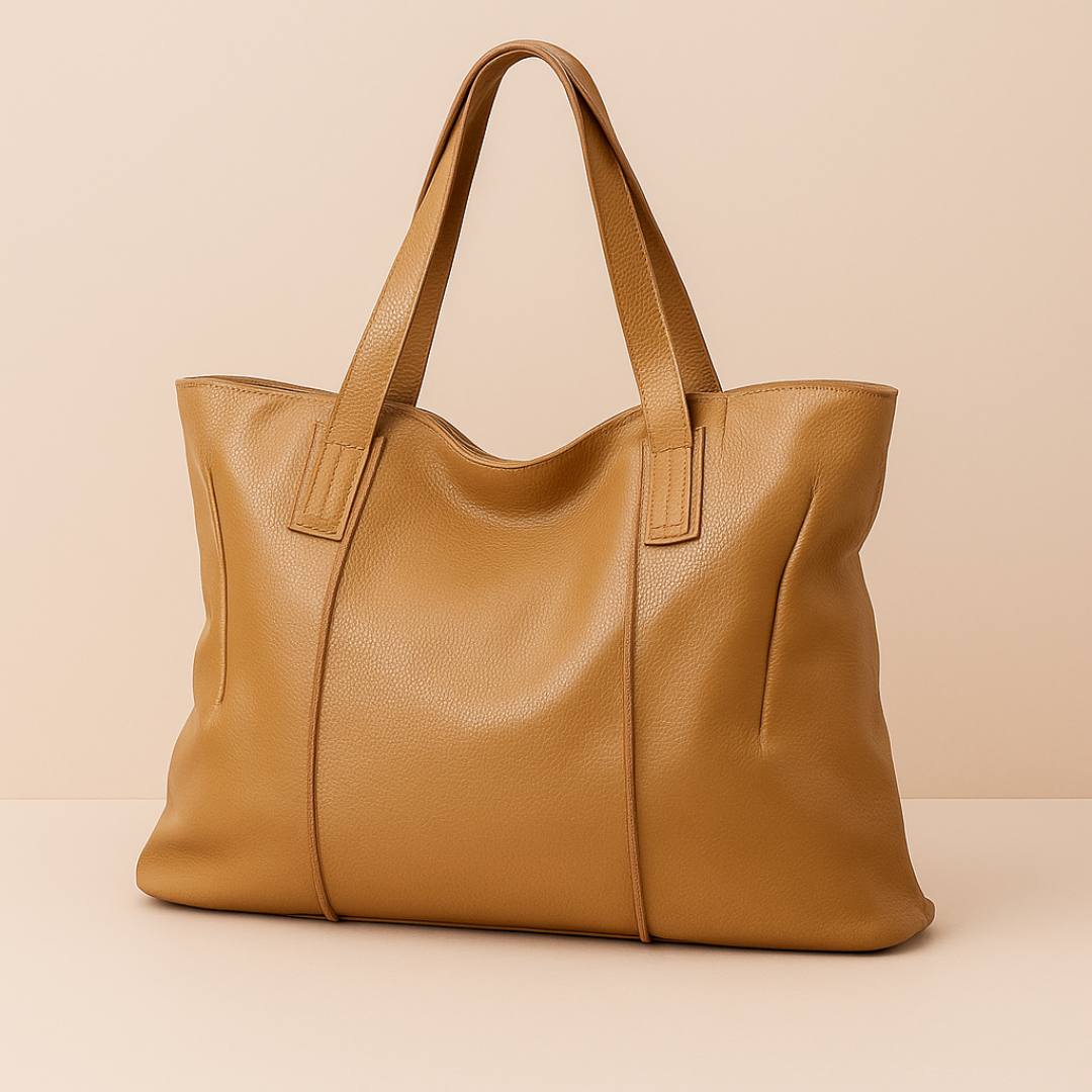 Sac Cabas Cuir Sofia - Grand Format Fait Main
