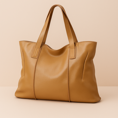 Sac Cabas Cuir Sofia - Grand Format Fait Main