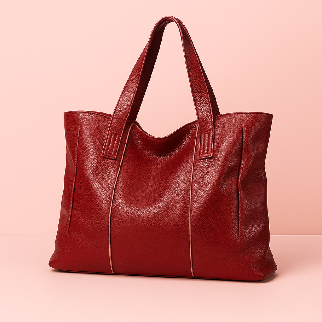 Sac Cabas Cuir Sofia - Grand Format Fait Main