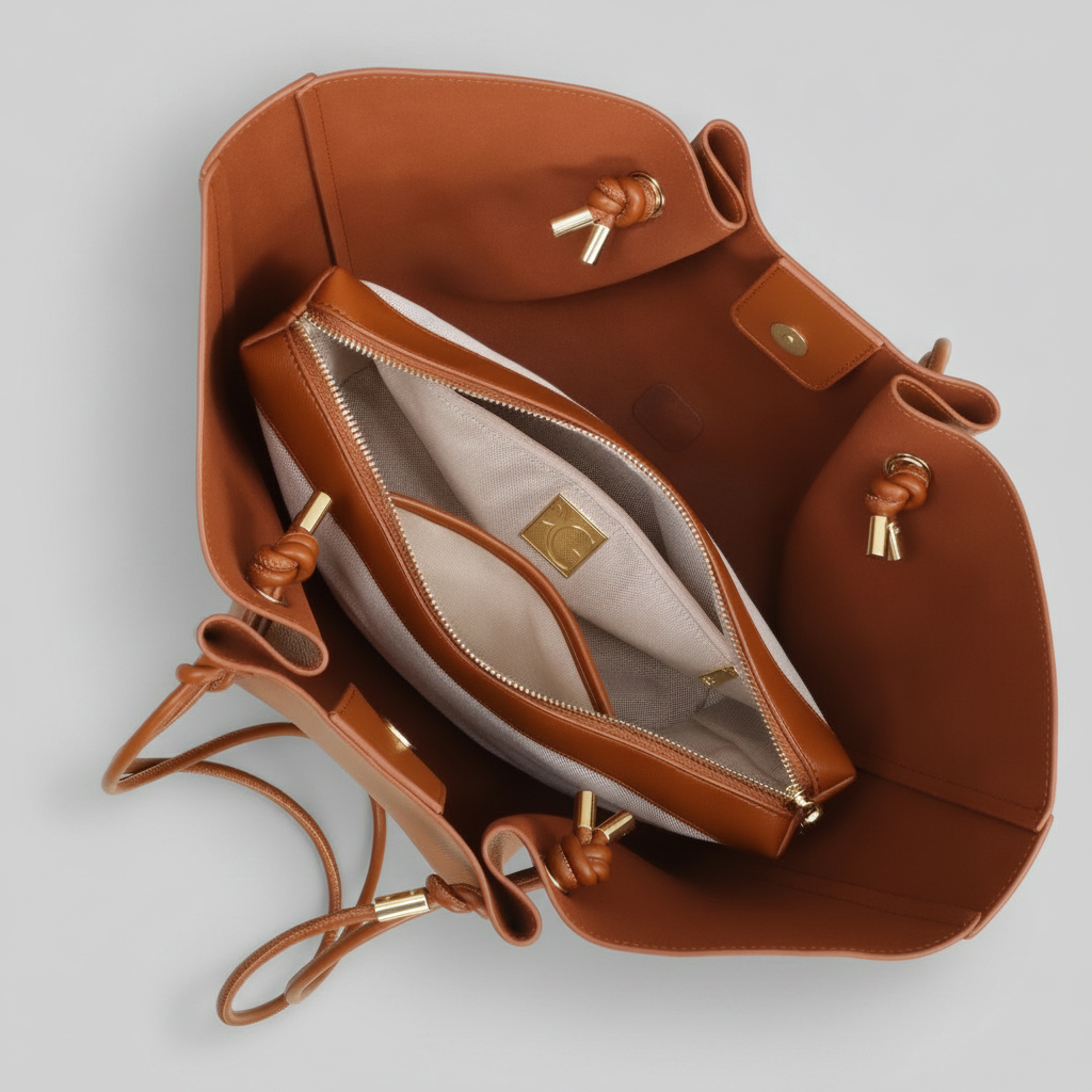 Sac Cabas Cuir Vegan Colette - Chic Parisien