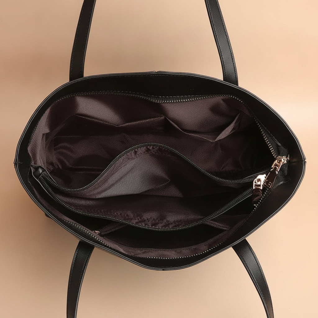 Sac Cabas Rouge Cuir Vegan Chic et Spacieux