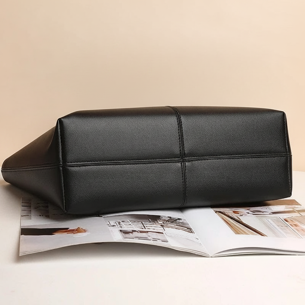 Sac Cabas Rouge Cuir Vegan Chic et Spacieux