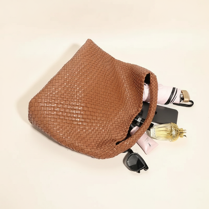 Sac Cabas Tressé Cuir Daniela - Chic & Pratique