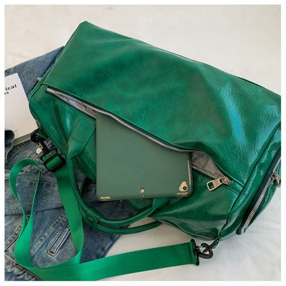 Sac de Voyage Cuir PU Femme Aya - Chic & Pratique