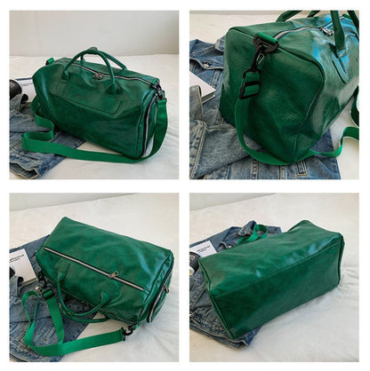 Sac de Voyage Cuir PU Femme Aya - Chic & Pratique