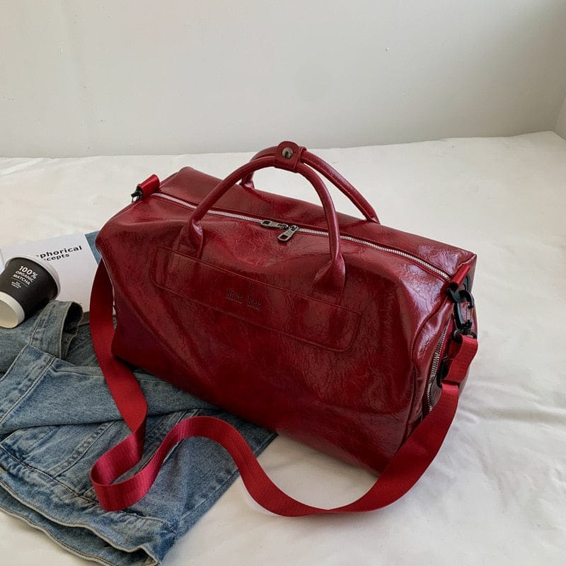Sac de Voyage Cuir PU Femme Aya - Chic & Pratique