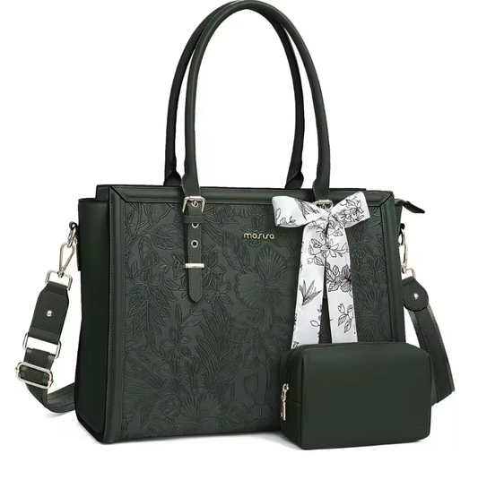 Sac ordinateur cuir - Jeanne