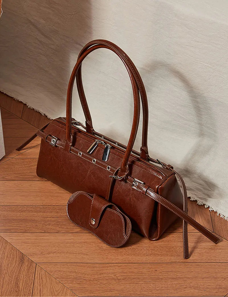 Sac Porté Épaule Cuir Souple Emma