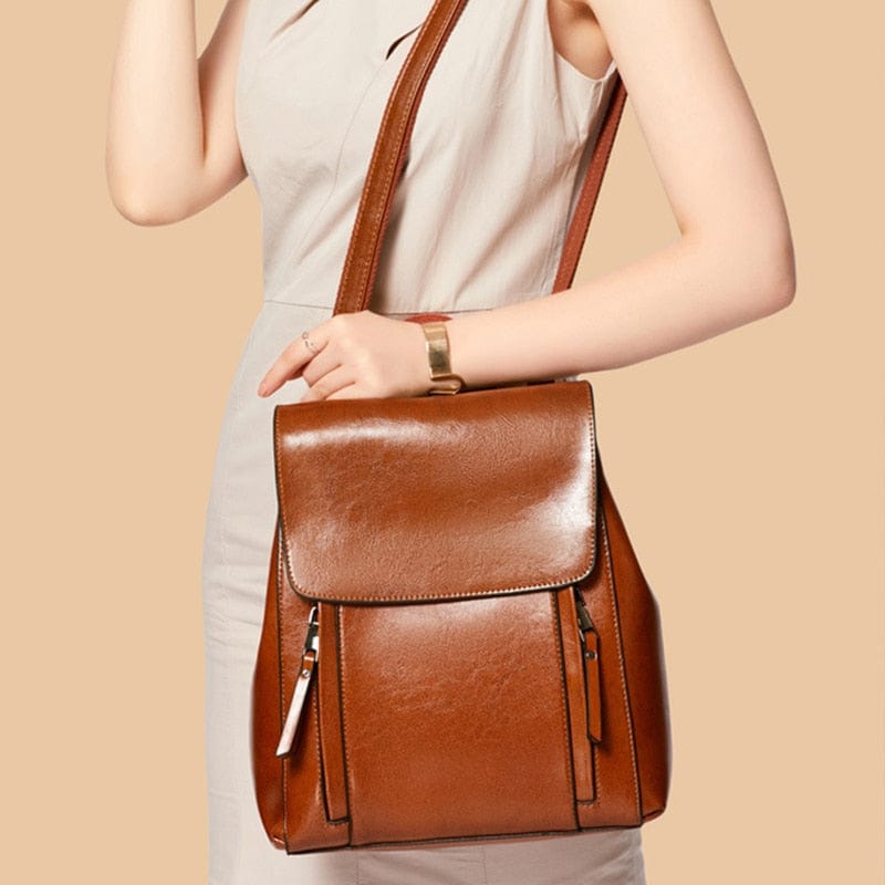 Sac à Dos Cuir Femme Anastasia Chic & Pratique
