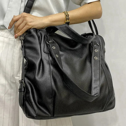 Sac Cabas Cuir Isa Grande Capacité