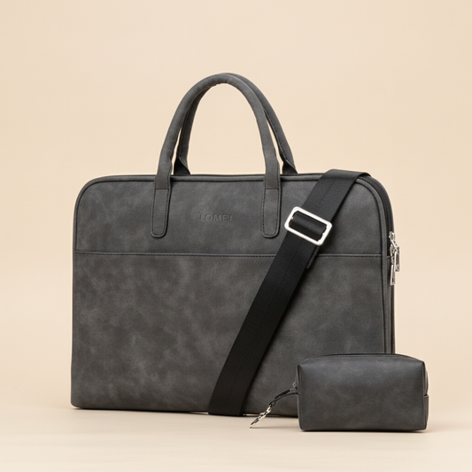 Sacoche ordinateur cuir - Apolline