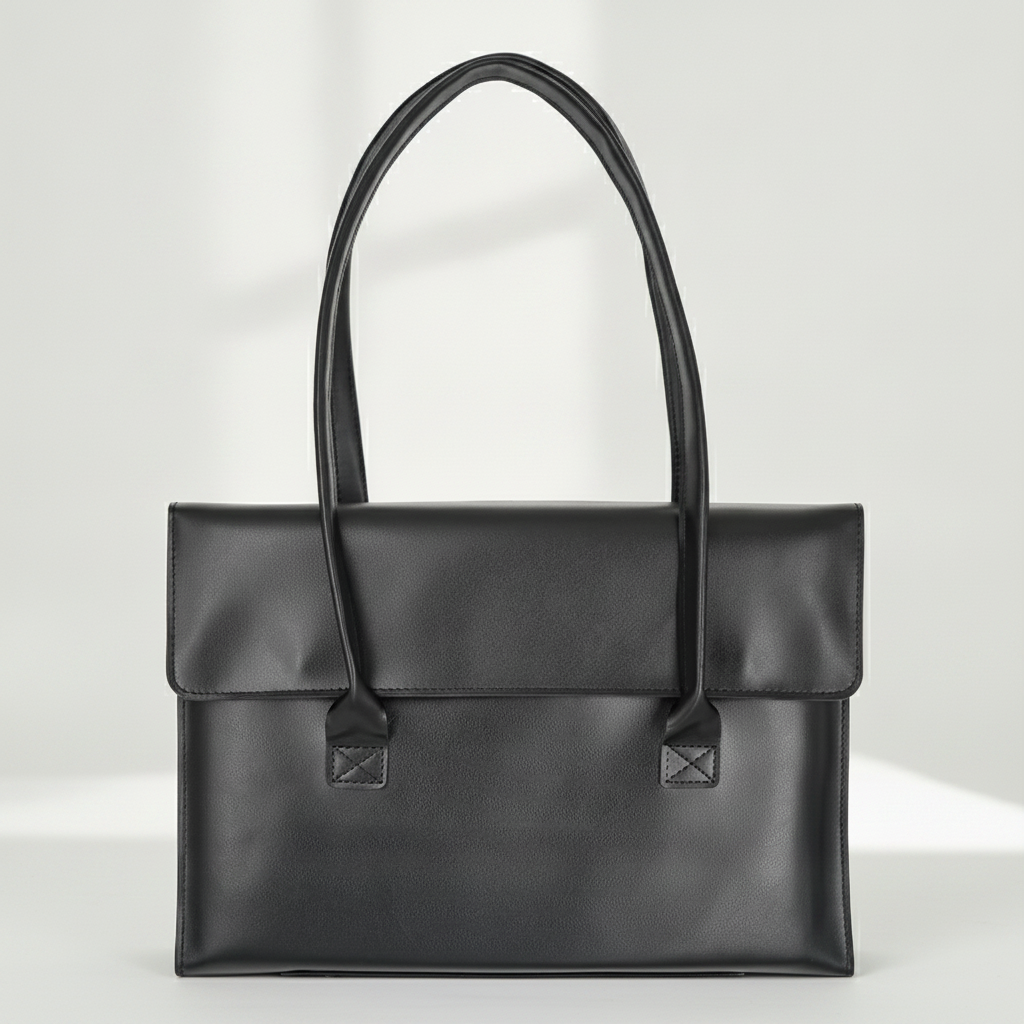 Sacoche Ordinateur Cuir Vegan Femme Lou